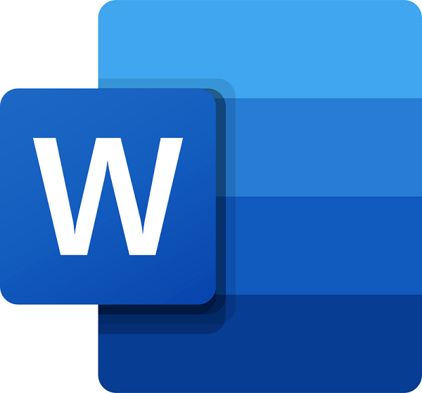 Microsoft Office Word Logo (2019–present) PNG VECTOR no background