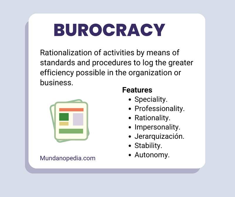 Bureaucracy, what it is, definition, and characteristics or features