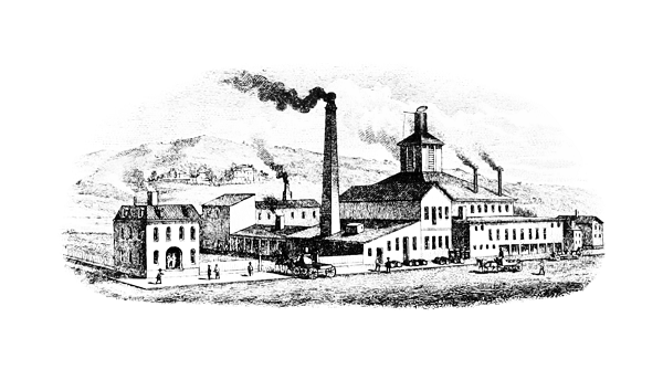 Idustrial capitalism and industrial revolution - Factory and smoke