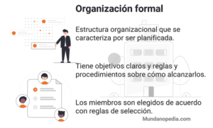 Organización formal en administración de empresas, caracteristicas