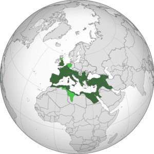 Roman Empire Geographical Location Map - Imperio Romano Mapa