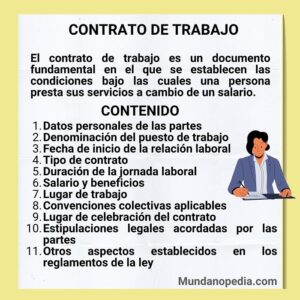 Contrato de trabajo qué es, como se hace, contenido, reglas y mas